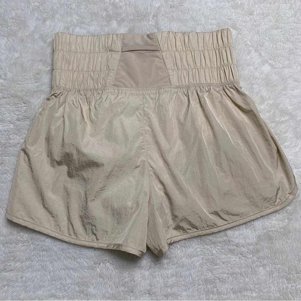 Free People Movement Women’s The Way Home Shorts Bright Cream Size Medium